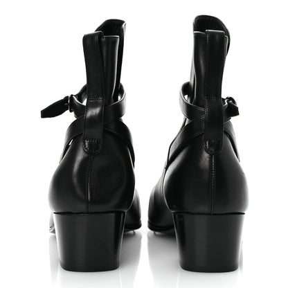 Saint Laurent Calfskin Mens Terry 45 Jodhpur Boots 41 Black 6 of 15
