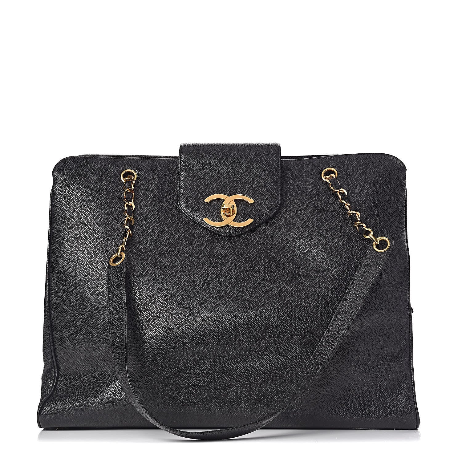 Chanel Caviar XL Weekender Bag Black 1 of 12