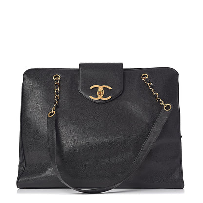 Chanel Caviar XL Weekender Bag Black 1 of 12