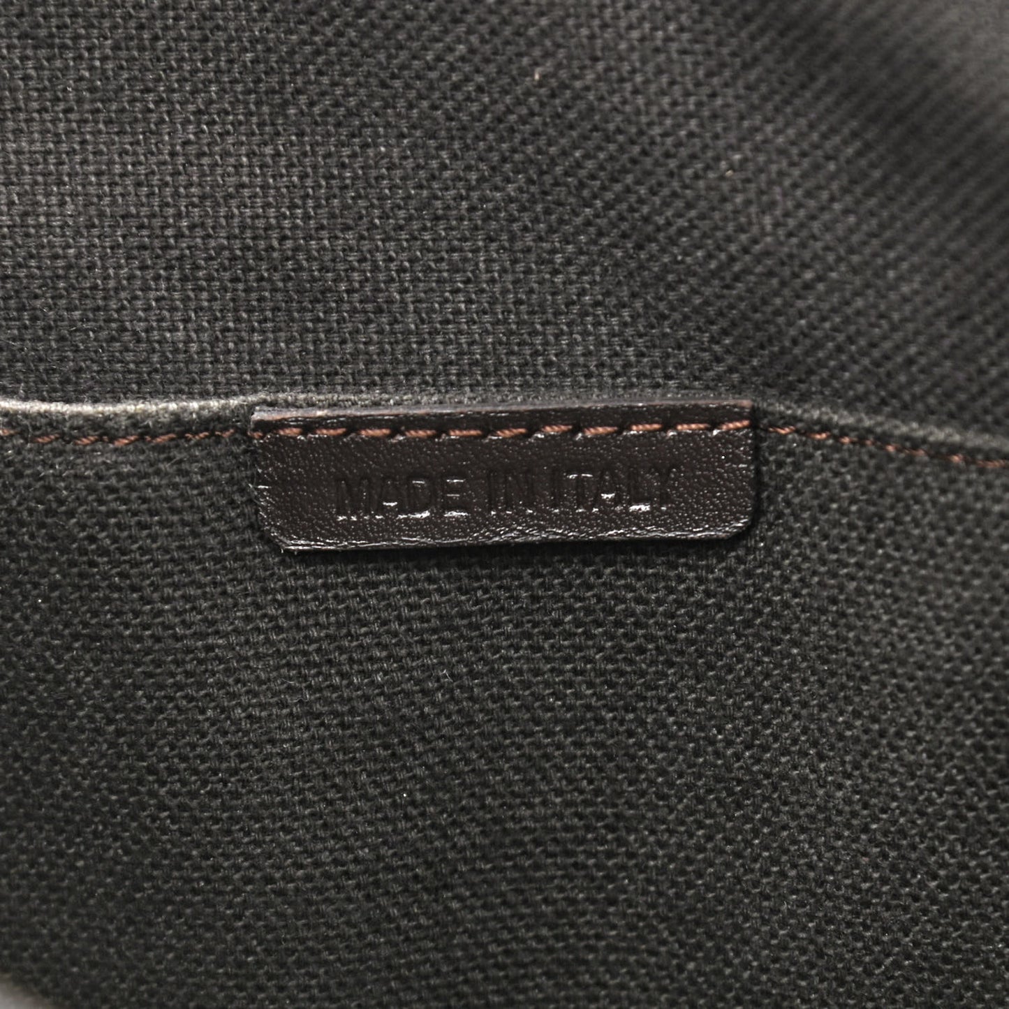 Haymarket Check Buckle Shoulder Bag Dark Brown