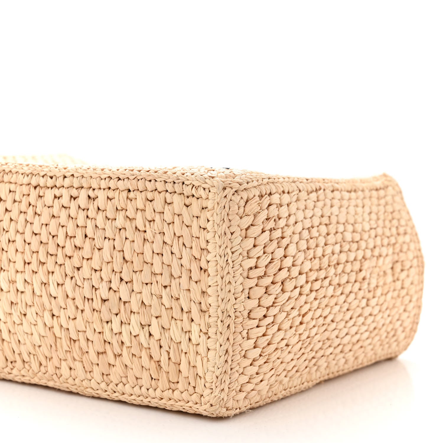 Loewe Raffia Small Paula's Ibiza Logo Tote Natural Tan 9 of 9
