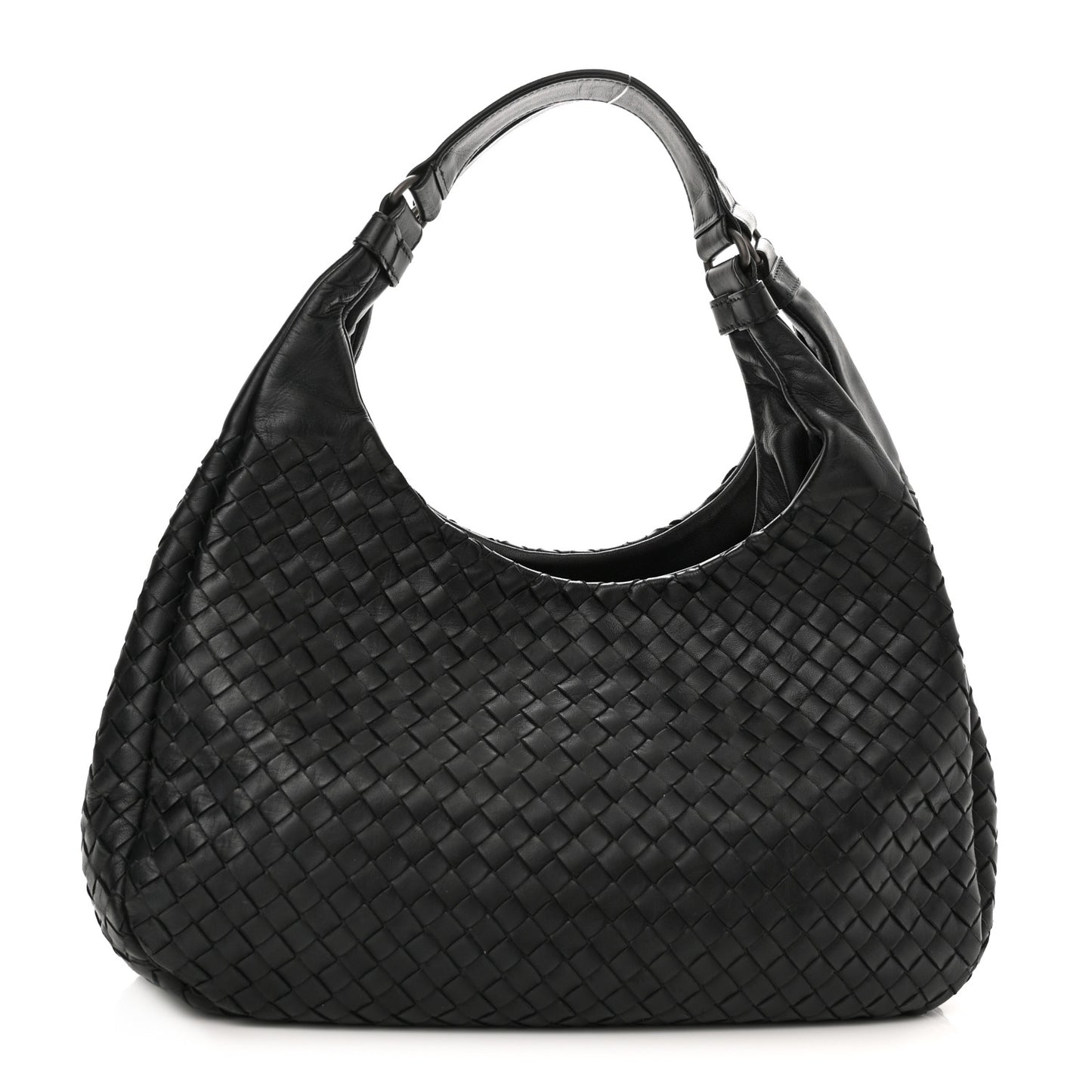 Nappa Intrecciato Medium Campana Black