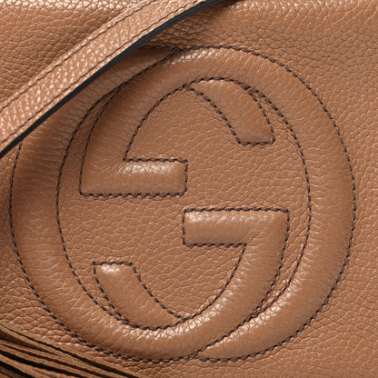 Gucci Cellarius Calfskin Small Soho Disco Bag Camelia 8 of 12
