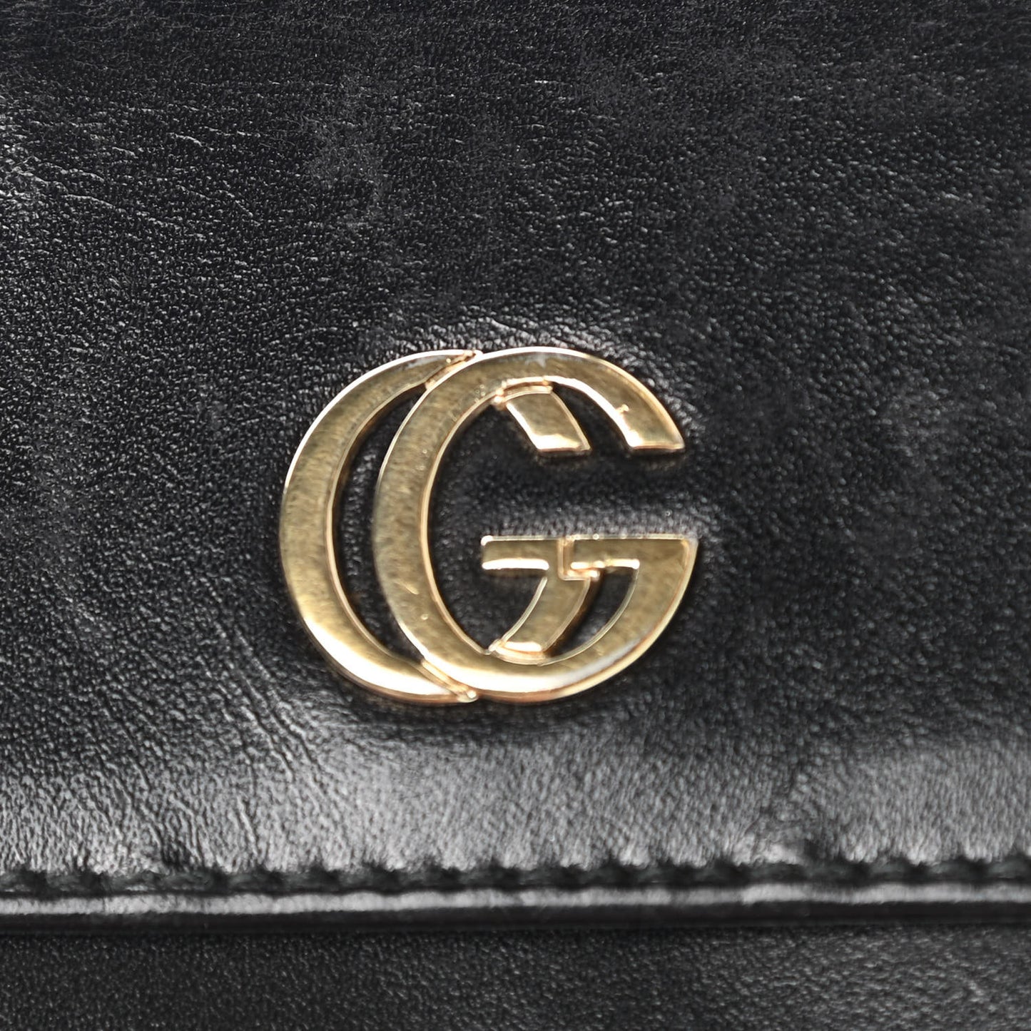 Calfskin Compact Wallet Black