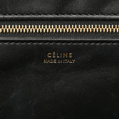 Celine Felt Calfskin Medium Tie Knot Tote Grey Black 6 of 19