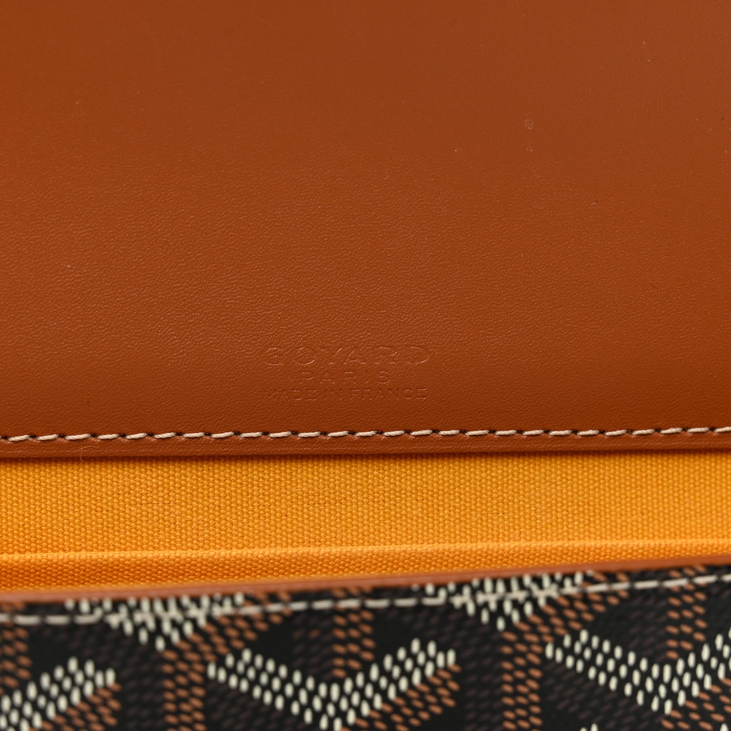 Goyardine Monte Carlo Mini Case Black Gold
