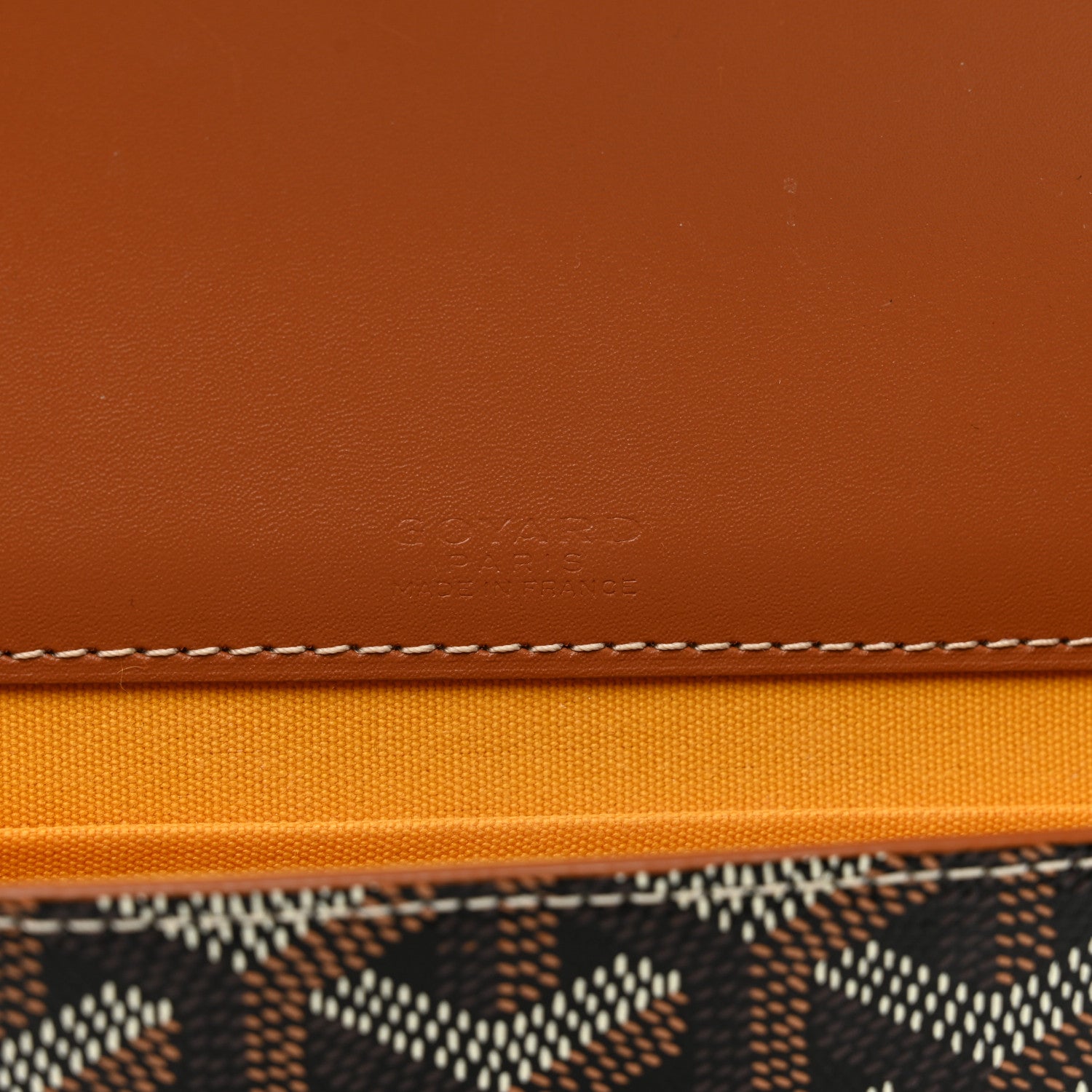 Goyard Goyardine Monte Carlo Mini Case Black Gold 7 of 10