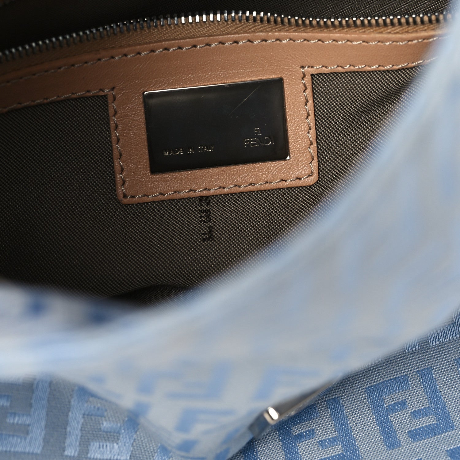 Fendi Zucchino Hobo Celeste Naturale 6 of 9