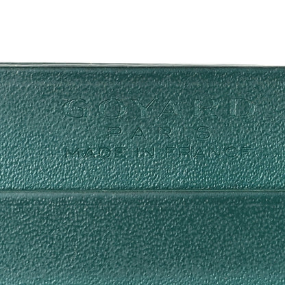 Goyard Goyardine Saint Sulpice Card Holder Green 6 of 6