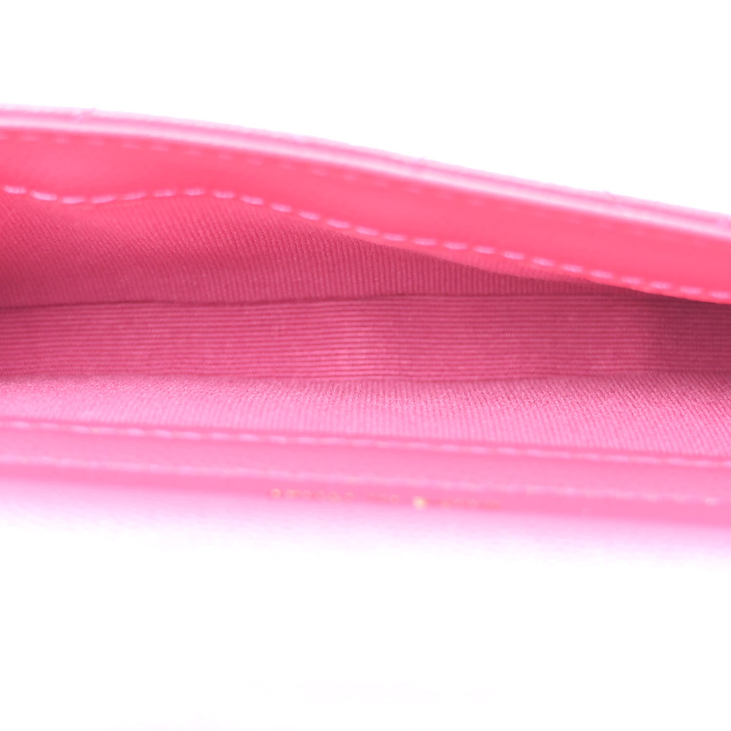 Chanel Caviar Quilted Flap Phone Holder With Chain Pink 5 of 11
