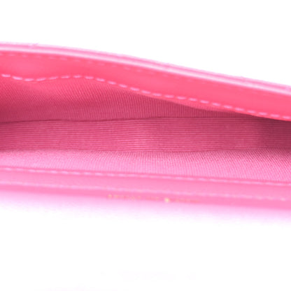 Chanel Caviar Quilted Flap Phone Holder With Chain Pink 5 of 11