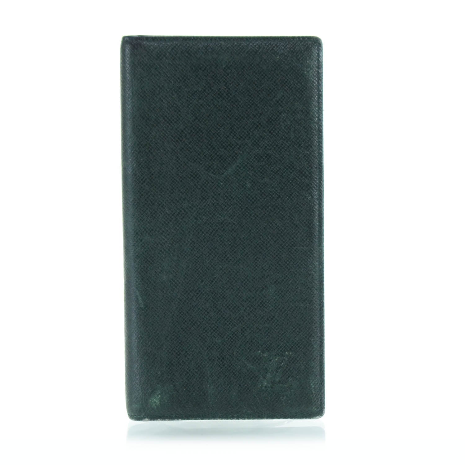 Louis Vuitton Taiga Checkbook Wallet Green 1 of 7