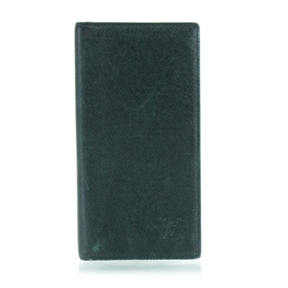 Louis Vuitton Taiga Checkbook Wallet Green 1 of 7
