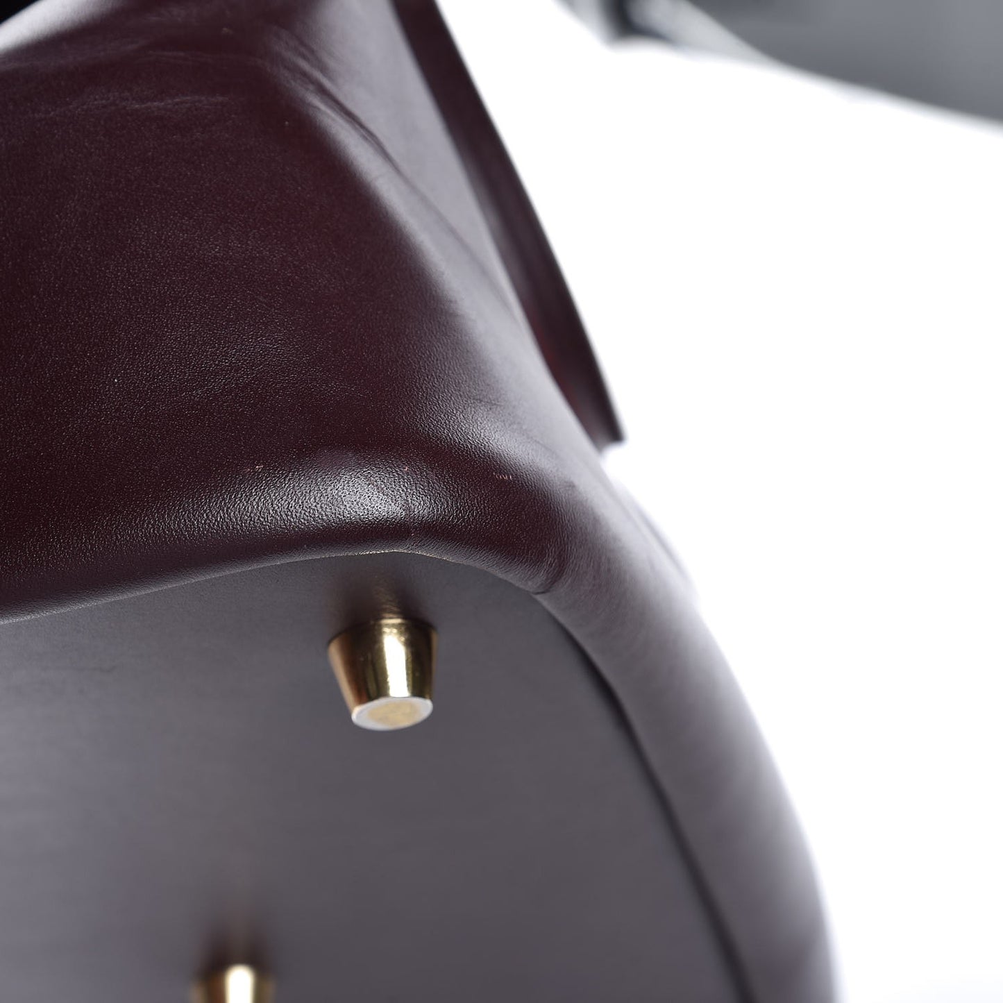 Calfskin Doctor Frame Bag Burgundy