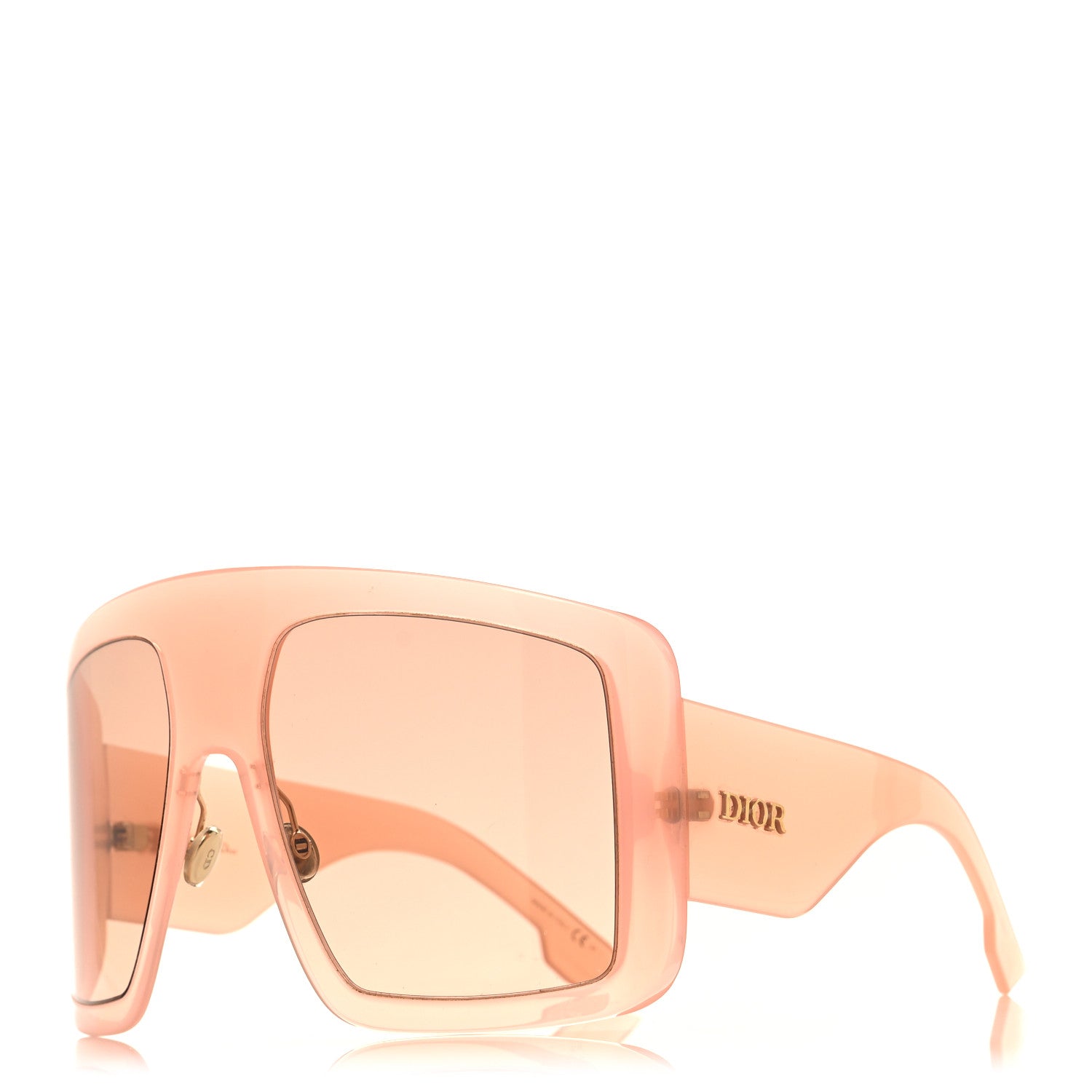 Christian Dior Acetate DiorSo Light 1 Shield Sunglasses Pink 1 of 8