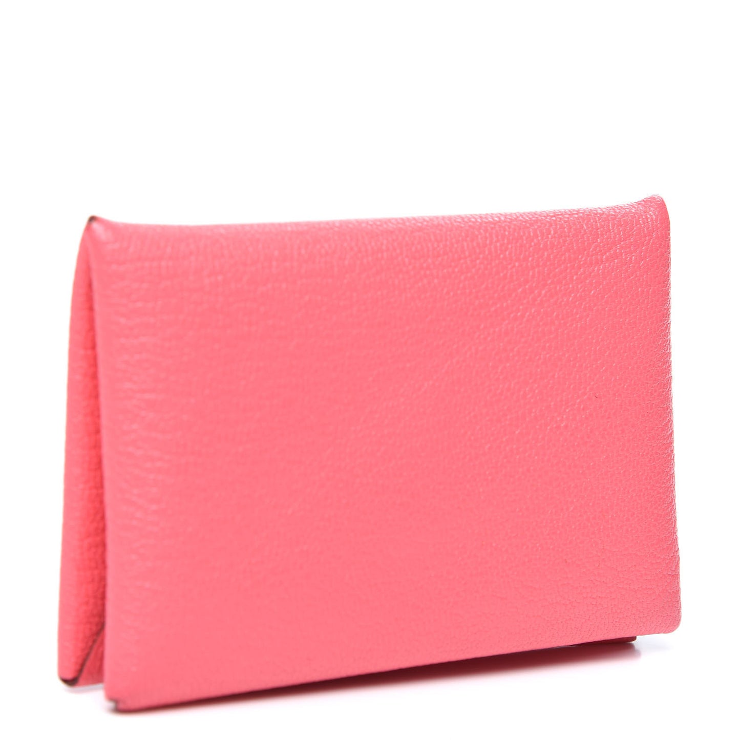 Chevre Mysore Calvi Card Case Rose Azalee
