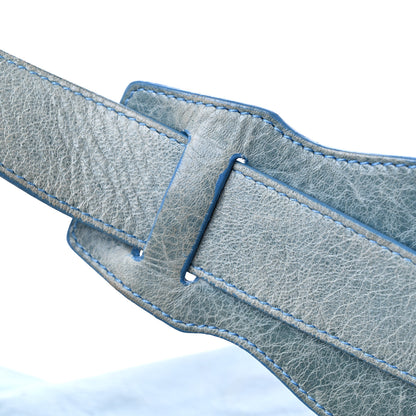 Balenciaga Chevre Classic Hardware Flat Messenger Sky Blue 19 of 24