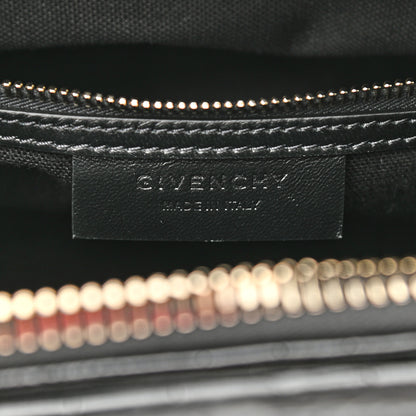 Givenchy Calfskin Crocodile Embossed Small Antigona Black 6 of 10