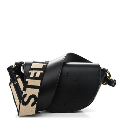 Stella McCartney Eco Soft Alter Nappa Perforated Logo Mini Marlee Black 1 of 9