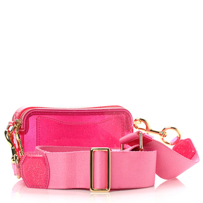 Marc Jacobs Jelly Glitter Small Snapshot Camera Bag Pink 3 of 9