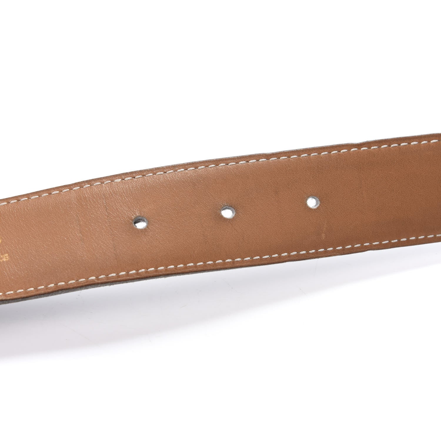 Hermes Box Chamonix 32mm H Belt 65 Black Gold 5 of 6