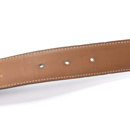 Hermes Box Chamonix 32mm H Belt 65 Black Gold 5 of 6