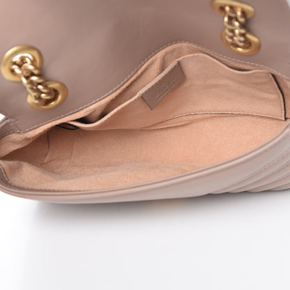 Gucci Calfskin Matelasse Mini GG Marmont Shoulder Bag Porcelain Rose 5 of 7