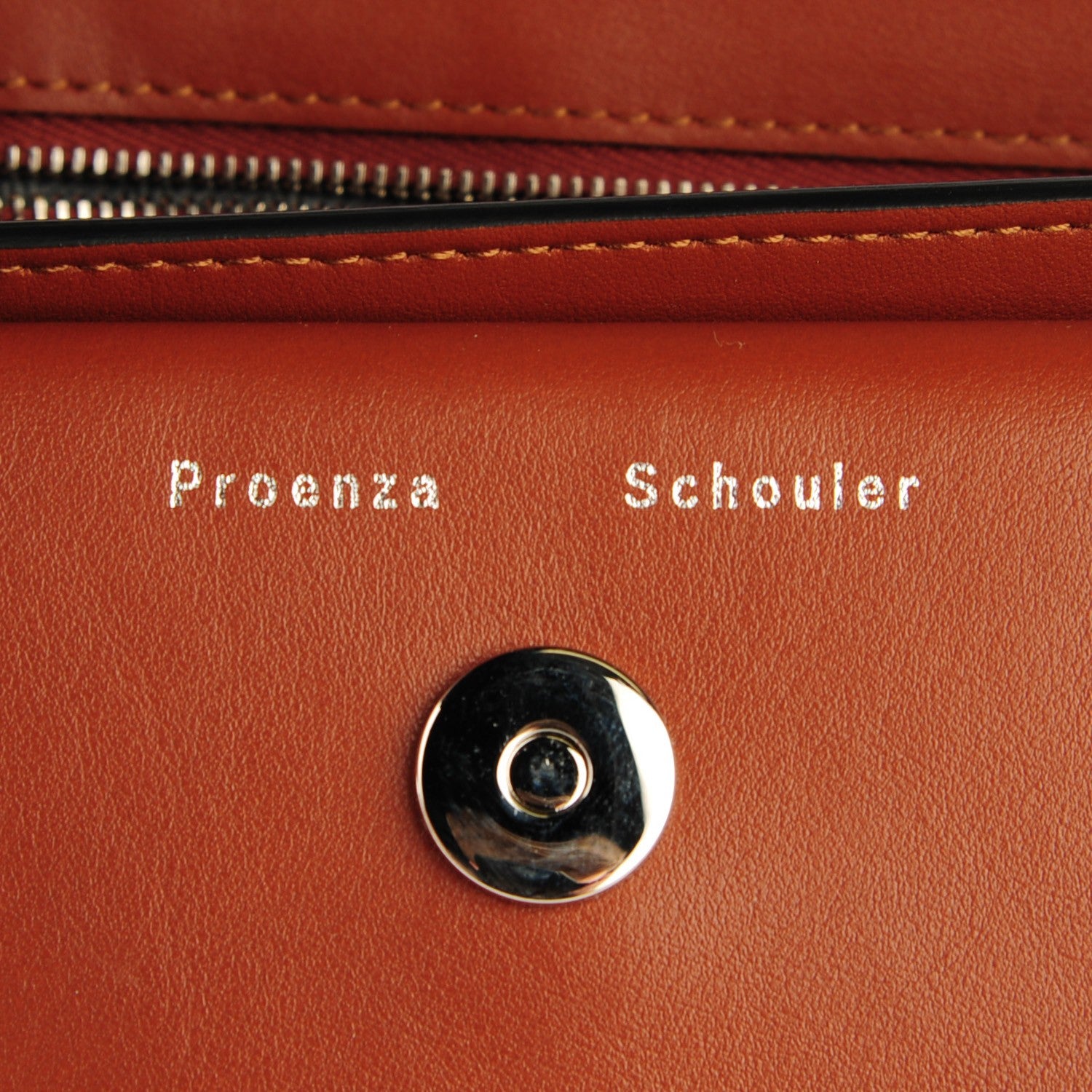 Proenza Schouler Calfskin Mini PS11 Classic Shoulder Bag Saddle 6 of 9