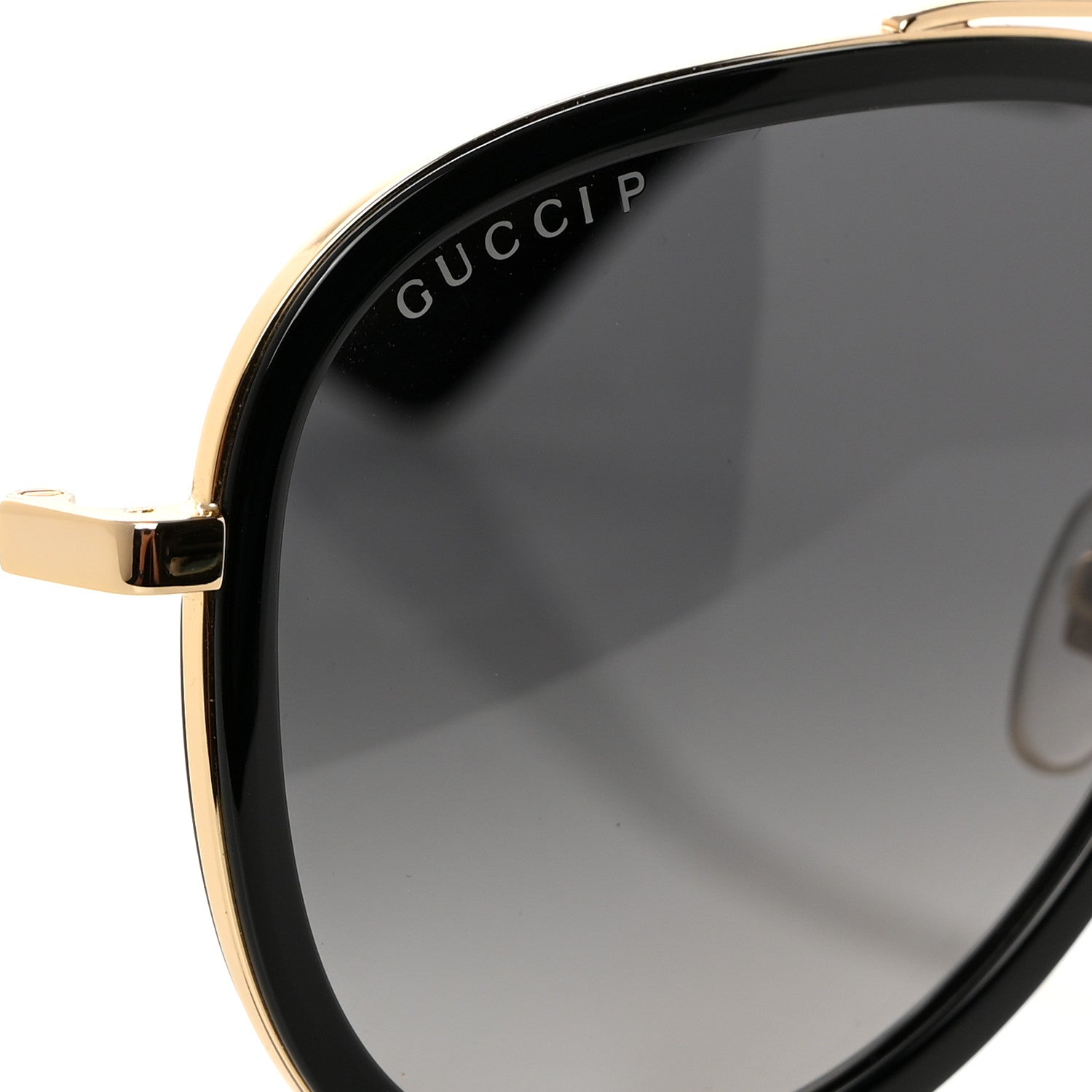 Gucci Metal Aviator Sunglasses GG0062S Black 7 of 8