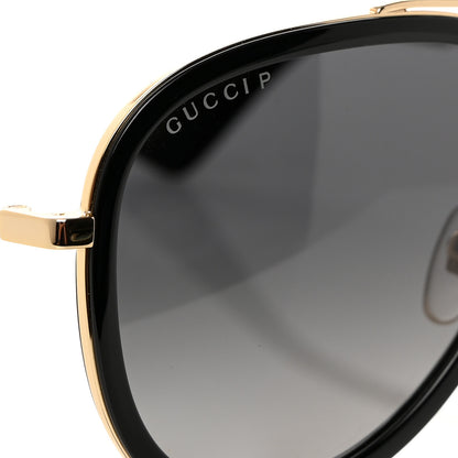 Gucci Metal Aviator Sunglasses GG0062S Black 7 of 8