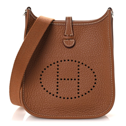 Hermes Taurillon Clemence Evelyne TPM Gold 1 of 12