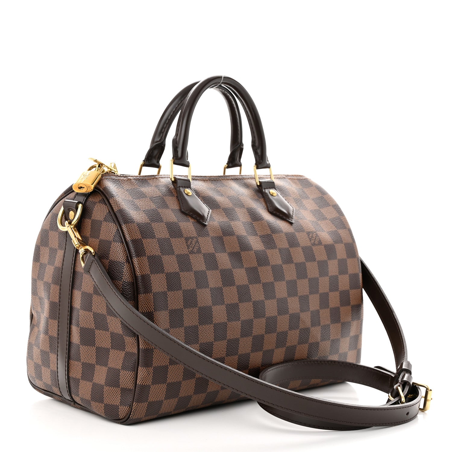 Louis Vuitton Damier Ebene Speedy Bandouliere 30 3 of 10