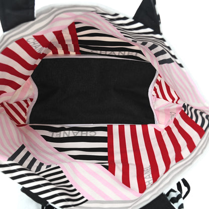 Chanel Terry Cloth Cotton La Pausa Bay Reversible Beach Tote 8 of 12