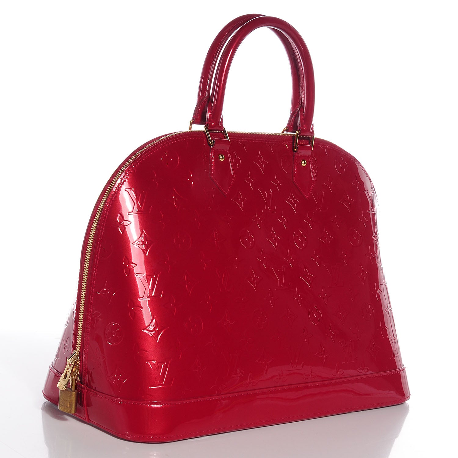 Louis Vuitton Vernis Alma GM Pomme D'Amour 3 of 8