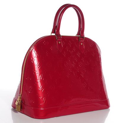 Louis Vuitton Vernis Alma GM Pomme D'Amour 3 of 8