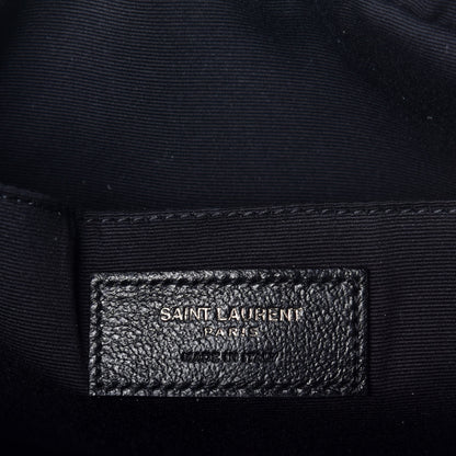 Saint Laurent Calfskin Matelasse Monogram Lou Camera Bag Asphalt 6 of 9