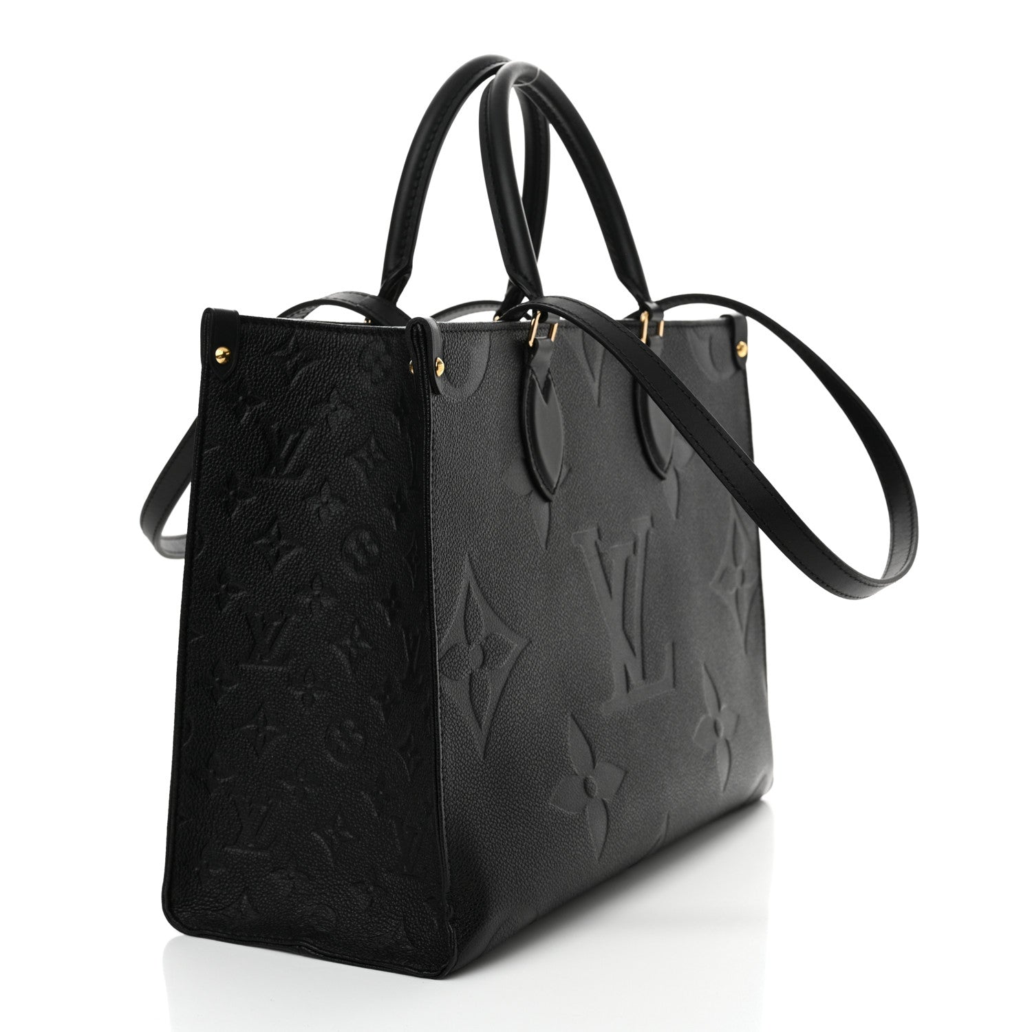 Louis Vuitton Empreinte Monogram Giant OnTheGo MM Black 3 of 12