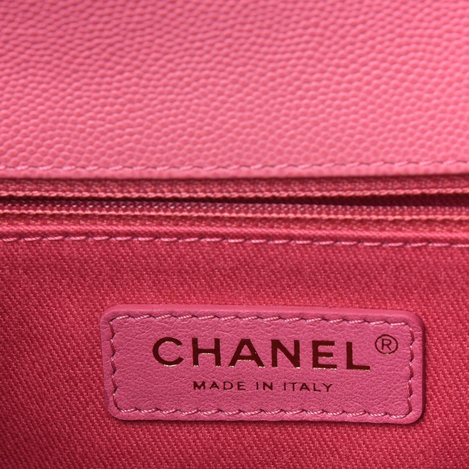 Chanel Caviar Chevron Quilted Small Coco Handle Flap Pink 7 of 15