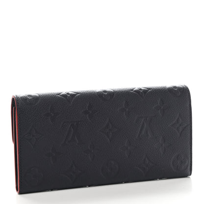 Louis Vuitton Empreinte Emilie Wallet Marine Rouge 3 of 7