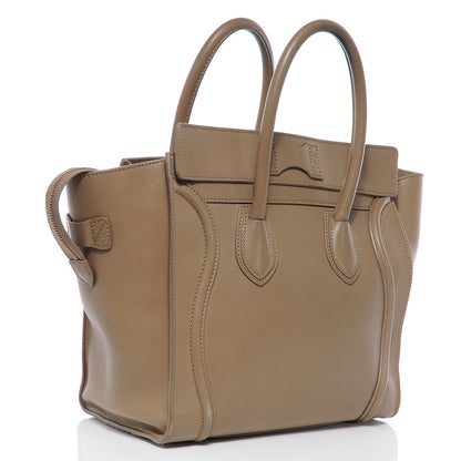 Celine Smooth Calfskin Mini Luggage Camel 3 of 8