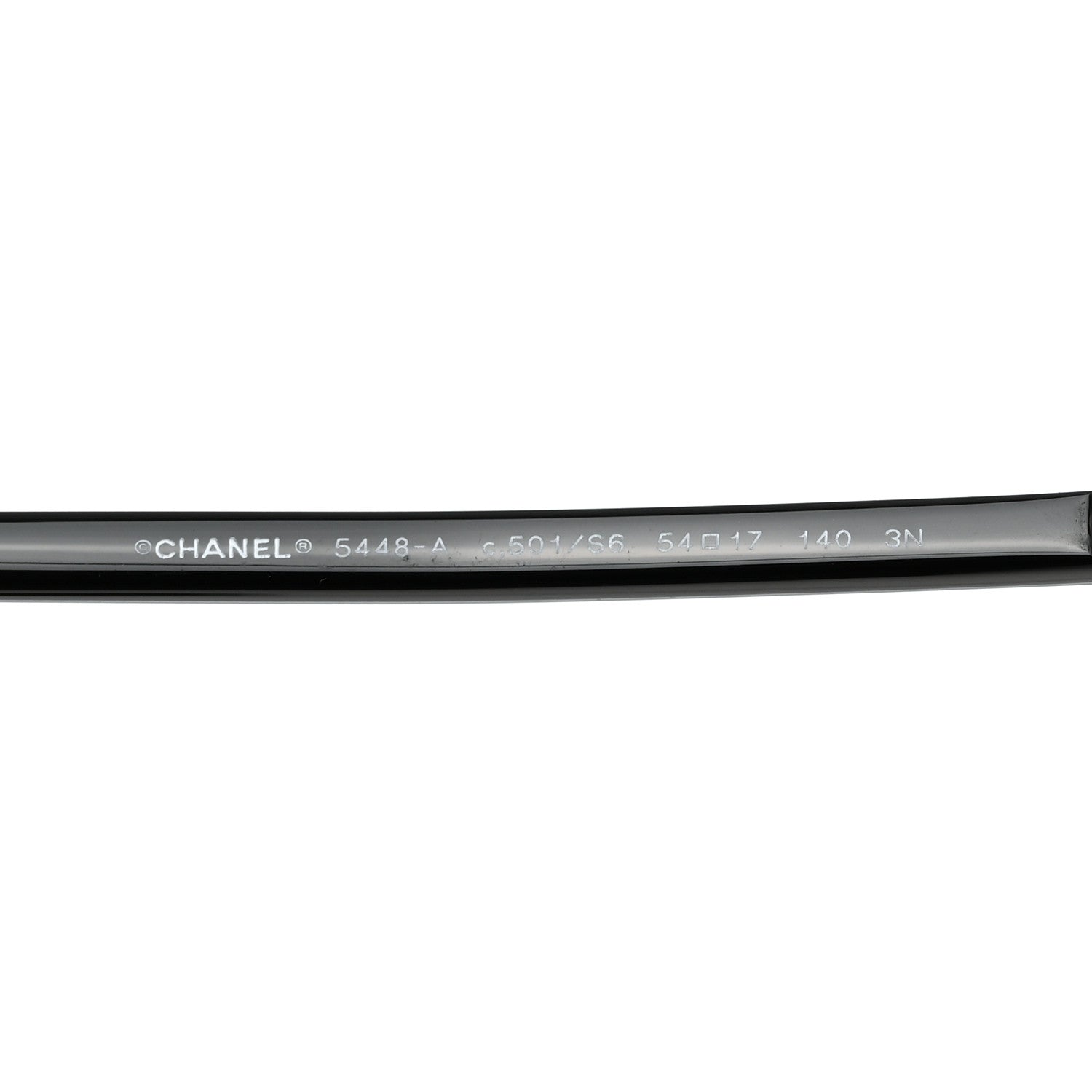 Chanel Acetate Pantos Cat Eye Sunglasses 5448-A Black 5 of 8
