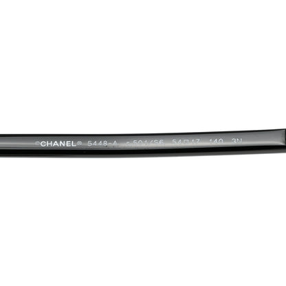 Chanel Acetate Pantos Cat Eye Sunglasses 5448-A Black 5 of 8