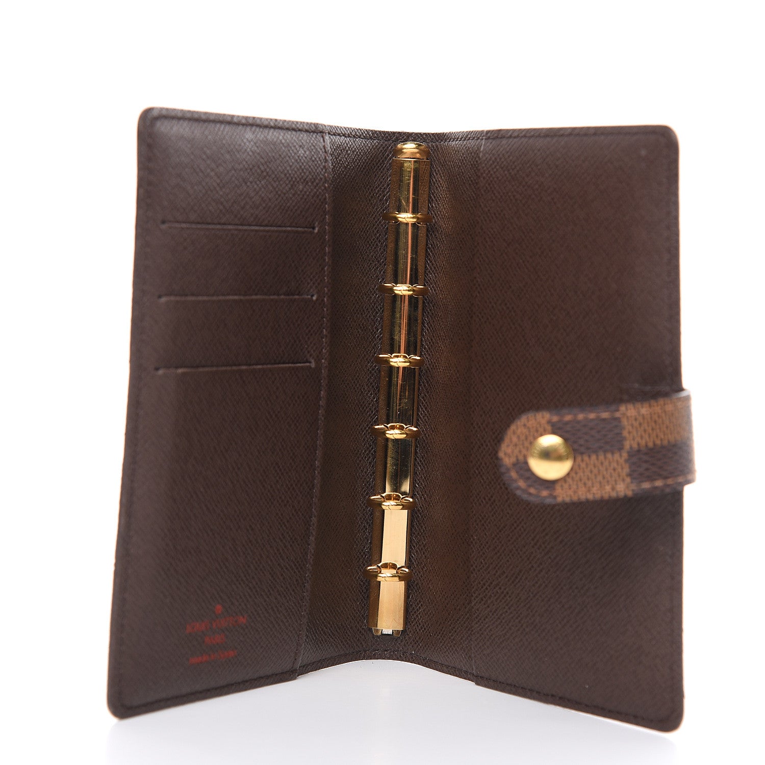Louis Vuitton Damier Ebene Small Ring Agenda Cover 5 of 8
