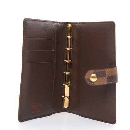 Louis Vuitton Damier Ebene Small Ring Agenda Cover 5 of 8