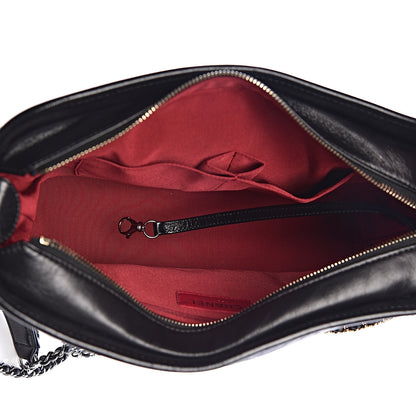 Chanel Aged Calfskin Quilted Medium Gabrielle Hobo Black 5 of 11