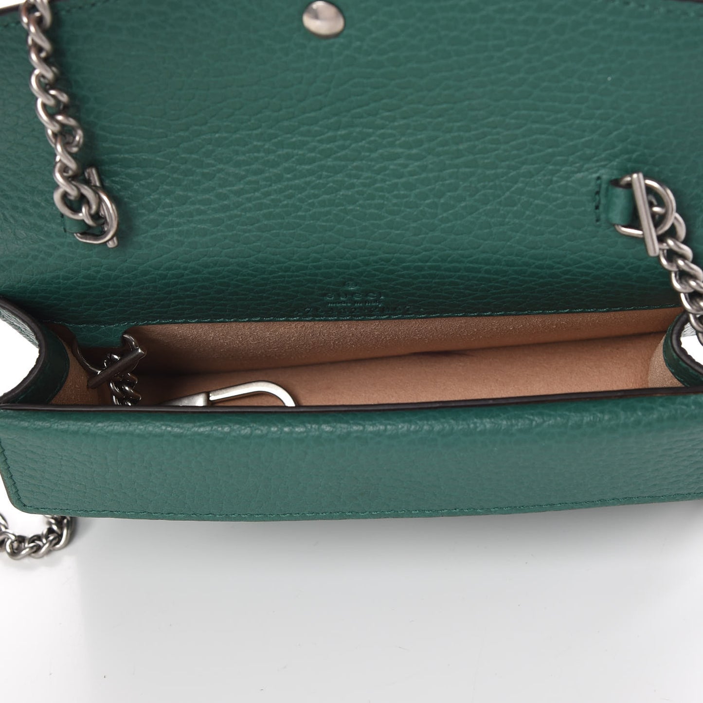 Calfskin Super Mini Dionysus Shoulder Bag Emerald