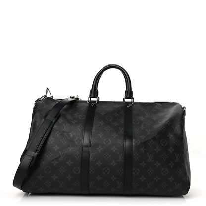 Louis Vuitton Monogram Eclipse Keepall Bandouliere 45 1 of 11