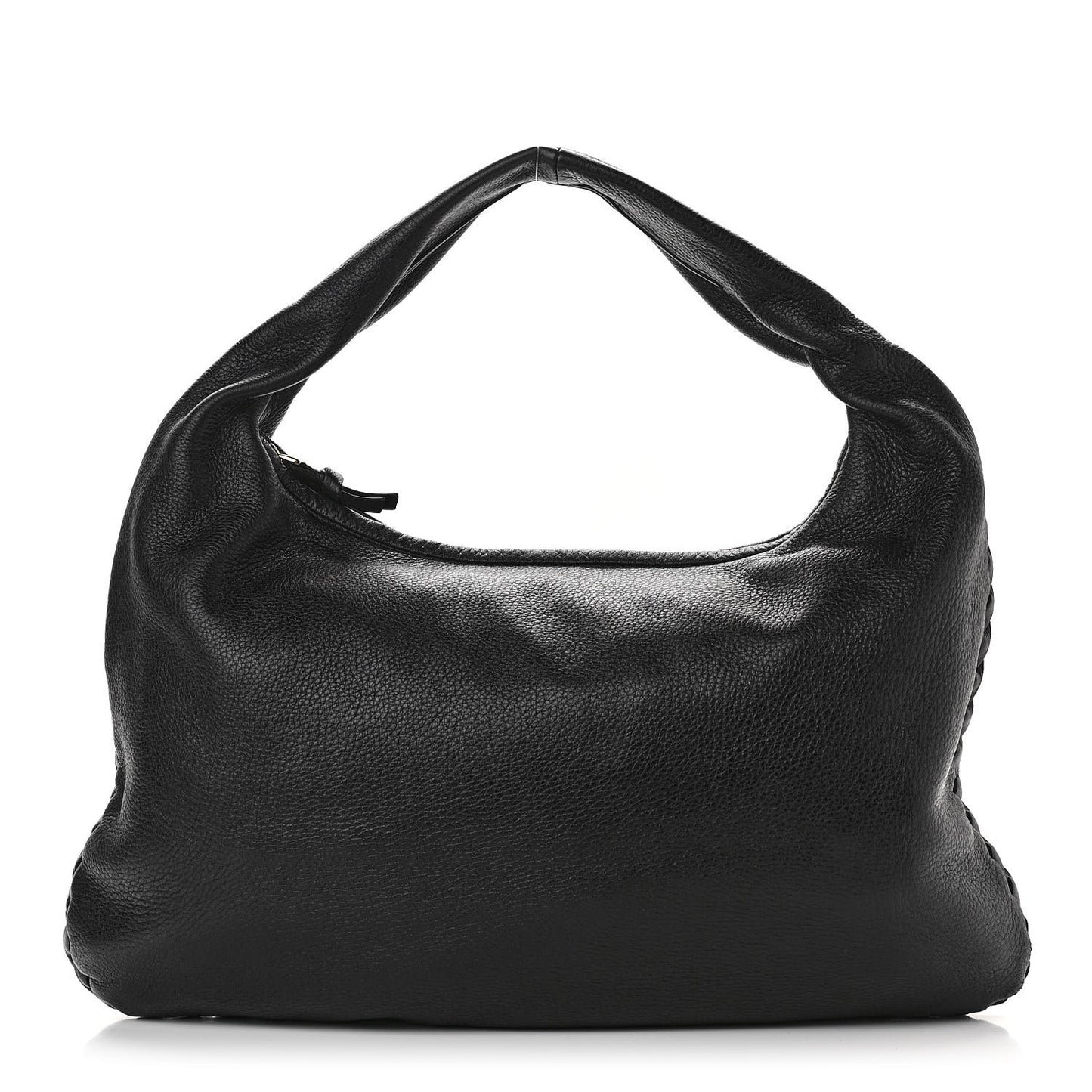 Cervo Braided Small Veneta Hobo Black