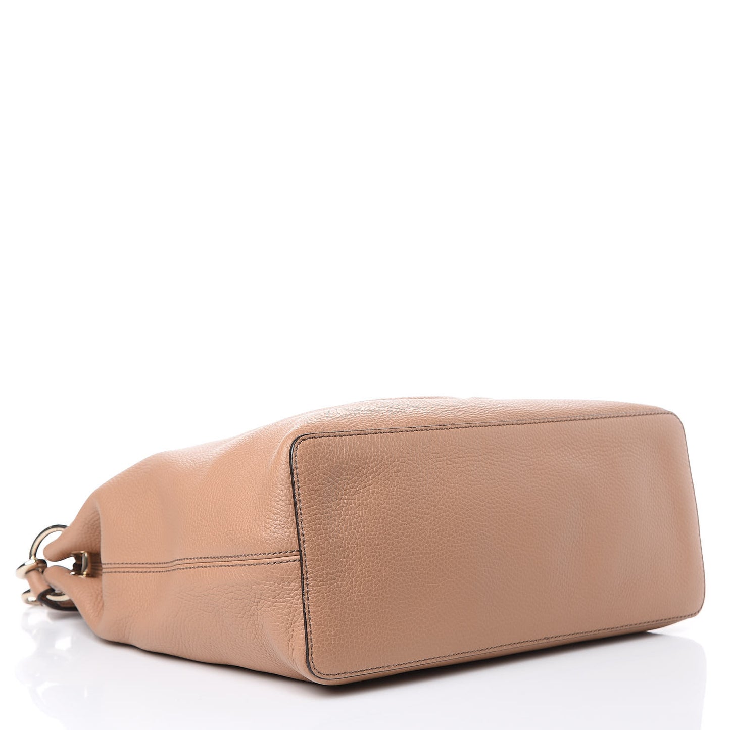Pebbled Calfskin Large Soho Hobo Camelia