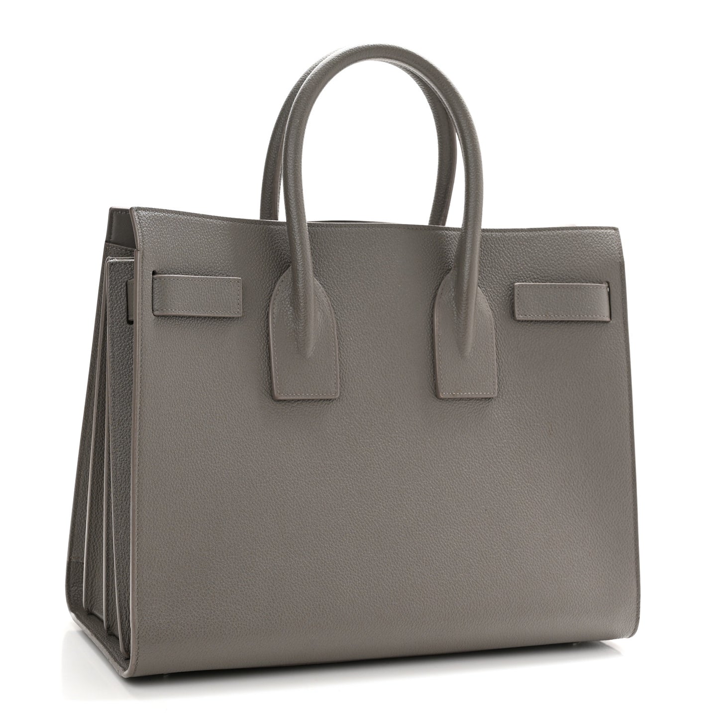 Grained Calfskin Small Sac De Jour Fog